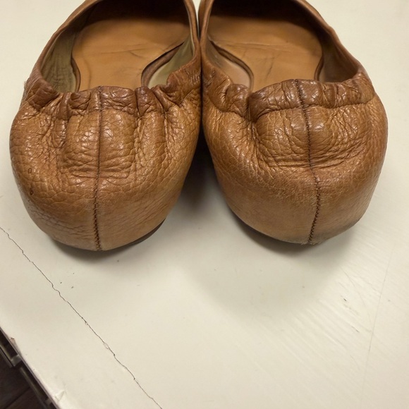 Tory Burch Reva Flats in Cognac - Picture 3 of 4